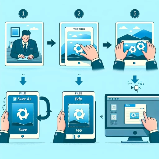 how to save a photo as a pdf