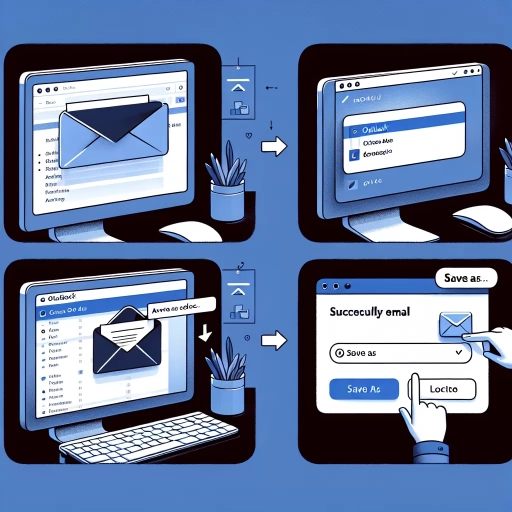 how to save emails from outlook