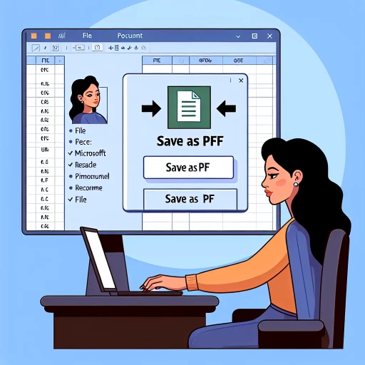 how to save excel as pdf