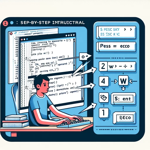 how to save in vim