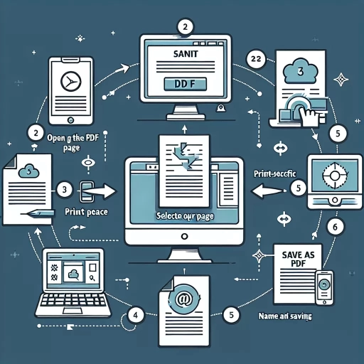 how to save one page of a pdf
