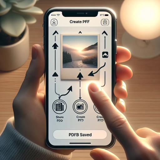 how to save photo as pdf on iphone