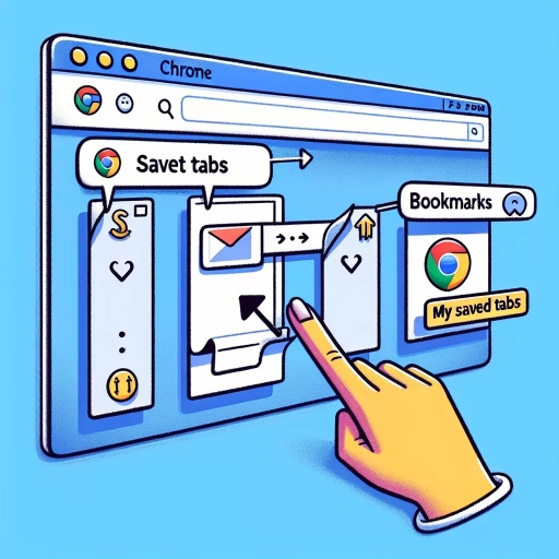 how to save tabs in chrome