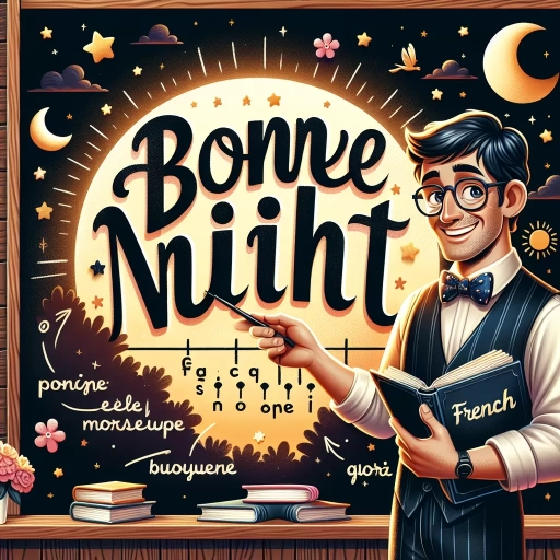 how to say good night in french