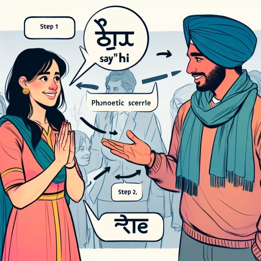 how to say hi in punjabi
