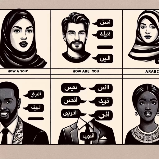 how to say how are you in arabic