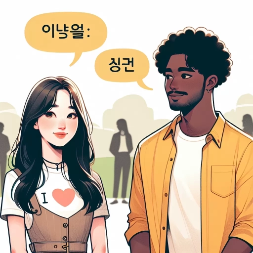 how to say i love you in korean