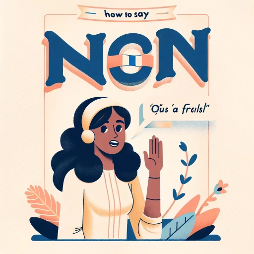how to say no in french
