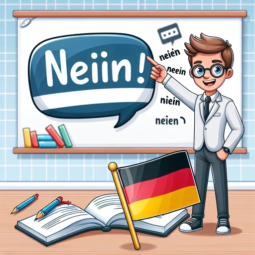 how to say no in german