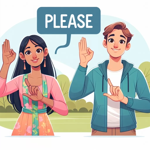 how to say please in sign language