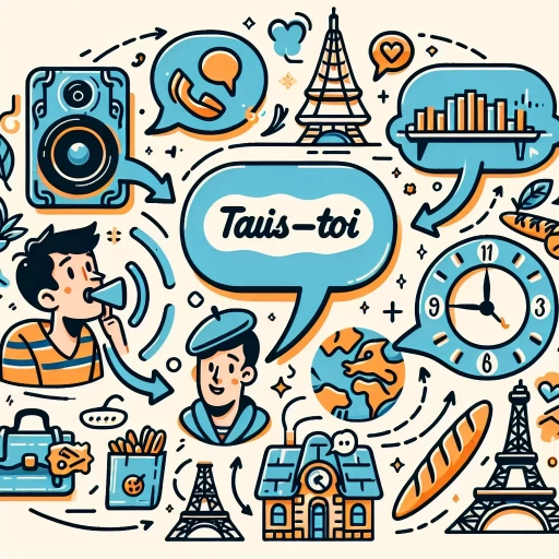 how to say shut up in french