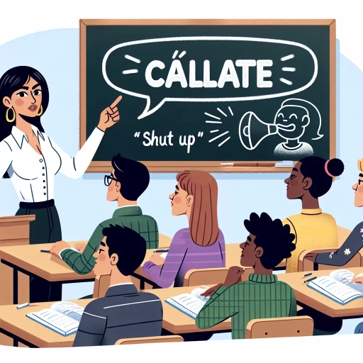 how to say shut up in spanish