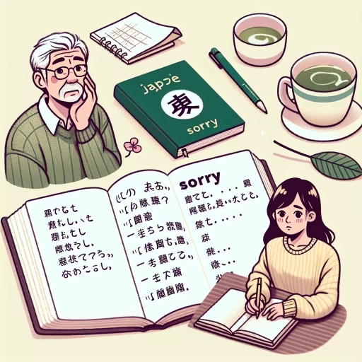 how to say sorry in japanese