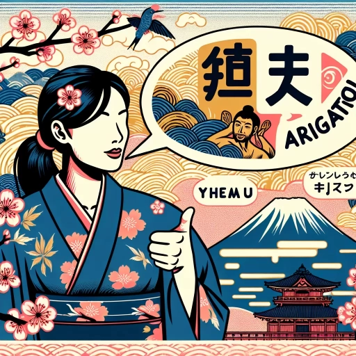 how to say thank you in japanese