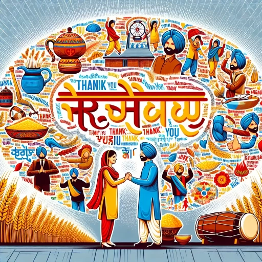 how to say thank you in punjabi