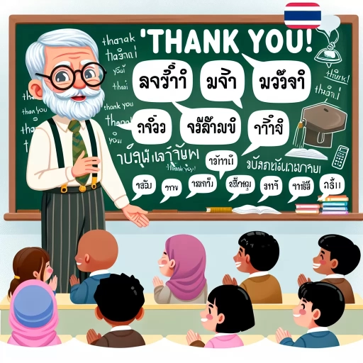 how to say thank you in thai
