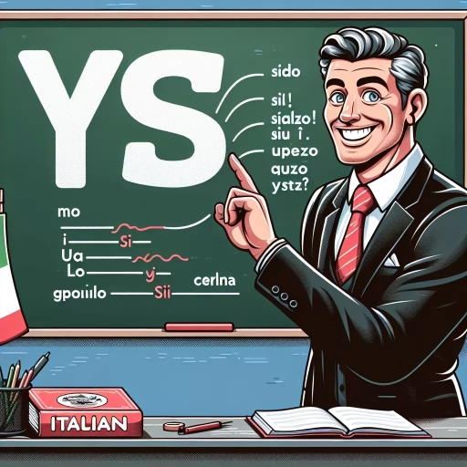 how to say yes in italian
