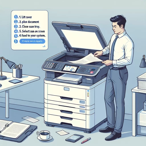 how to scan documents on printer