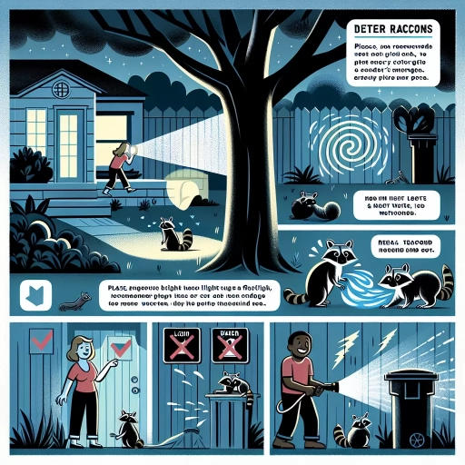 how to scare away raccoons