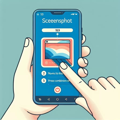 how to screenshot on s23