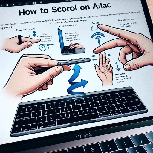 how to scroll on mac