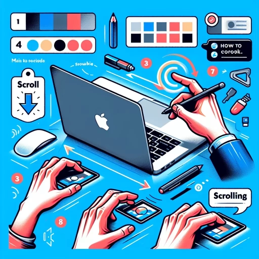 how to scroll on macbook air