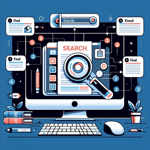 how to search in a pdf