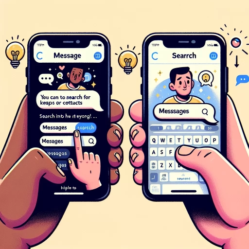 how to search messages on iphone