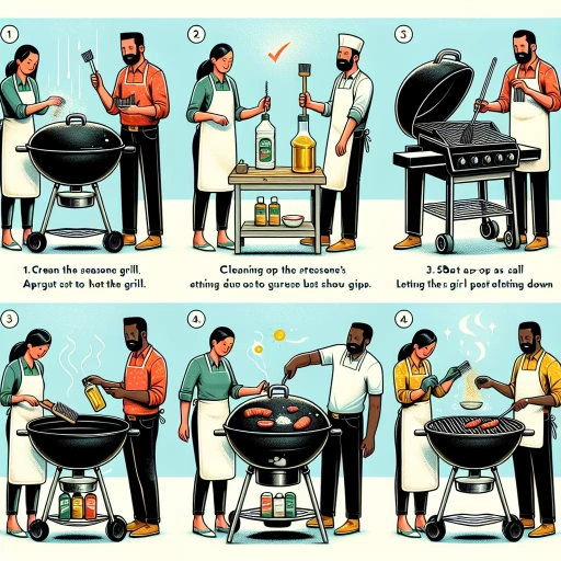 how to season bbq grill
