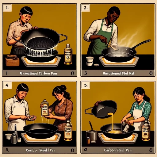 how to season carbon steel pan