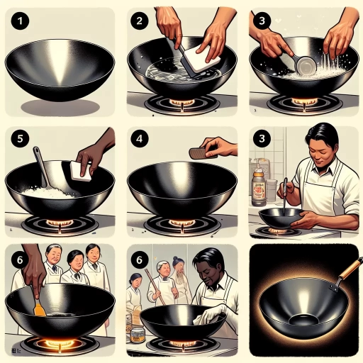 how to season carbon steel wok