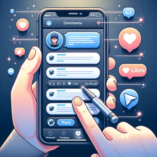 how to see comments on twitter