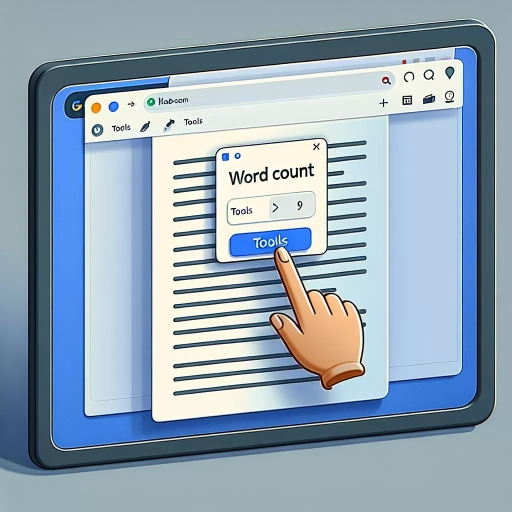 how to see how many words you have on google docs