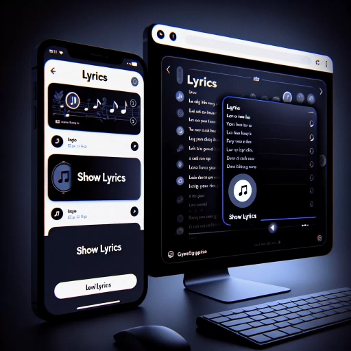 how to see lyrics on spotify
