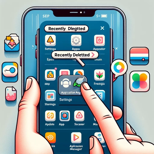 how to see recently deleted apps