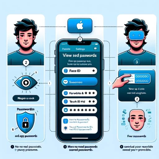 how to see saved passwords on iphone