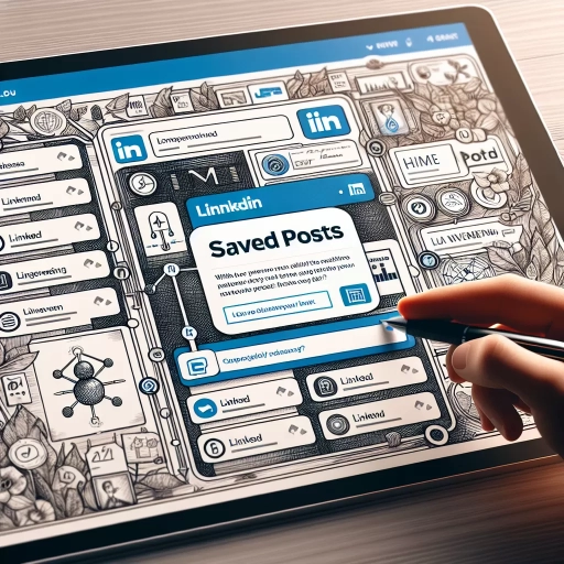 how to see saved posts on linkedin