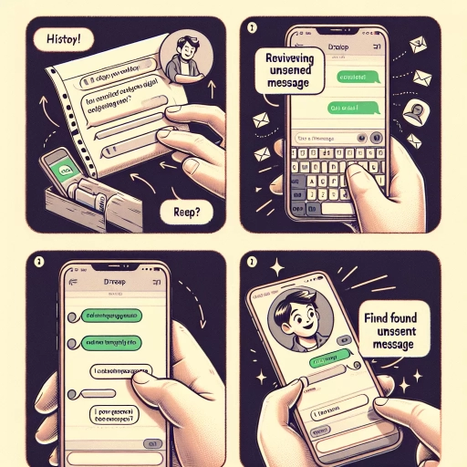 how to see unsent messages on messenger