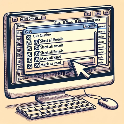 how to select all emails in outlook