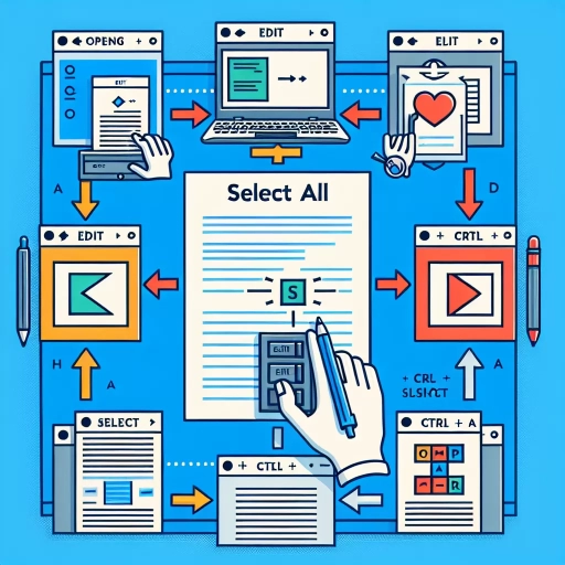 how to select all in word