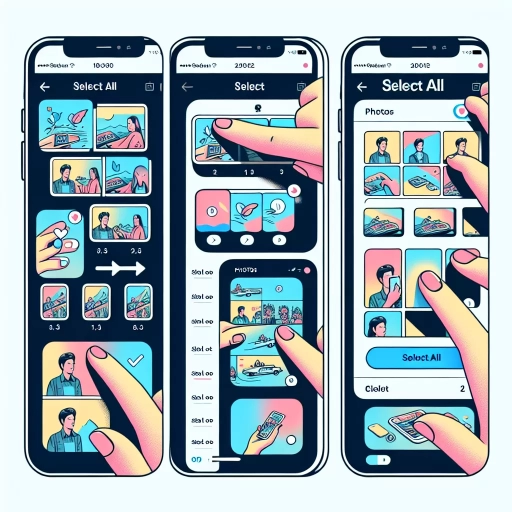 how to select all photos on iphone