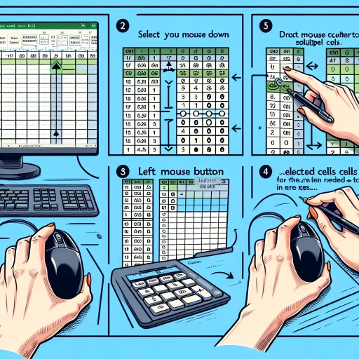 how to select multiple cells in excel