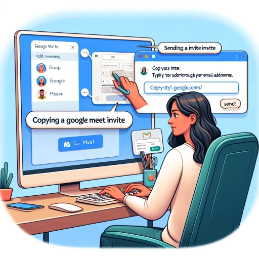 how to send a google meet invite