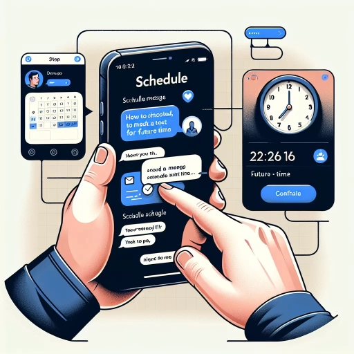 how to send a text at a later time