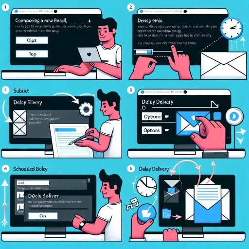 how to send delayed email in outlook