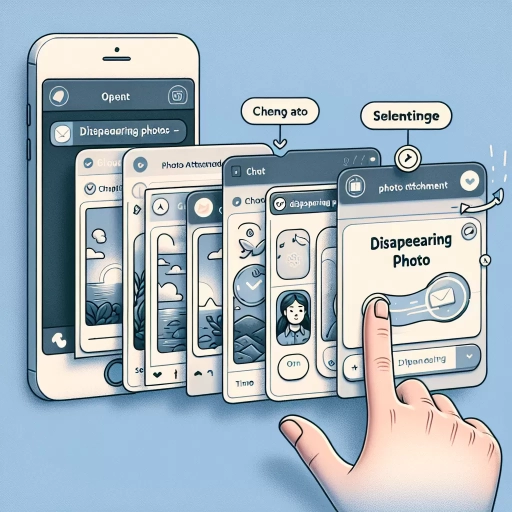 how to send disappearing photos on whatsapp