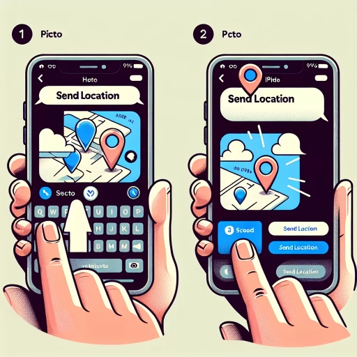 how to send location imessage