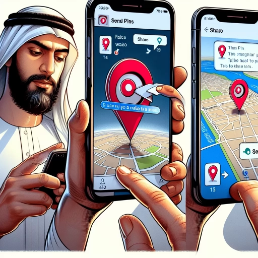 how to send pin location