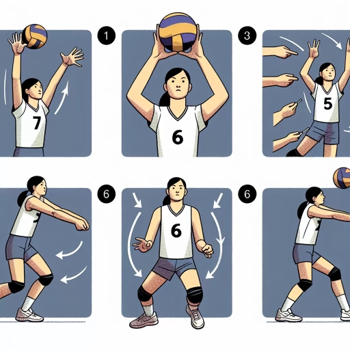 how to set a volleyball
