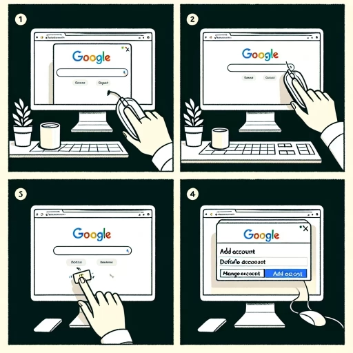 how to set default google account